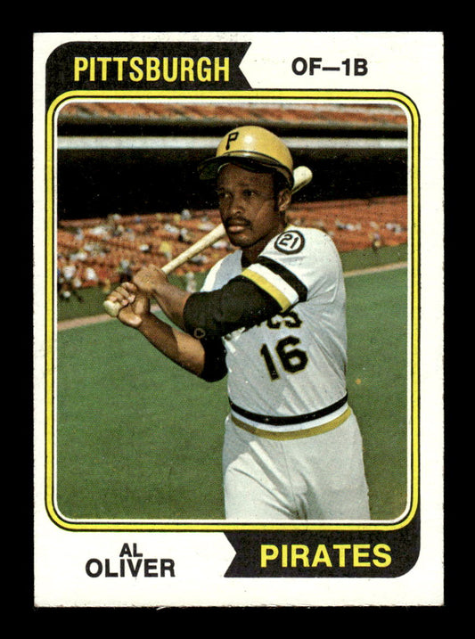 1974 Topps #52 Al Oliver Pittsburgh Pirates EX MM26013949