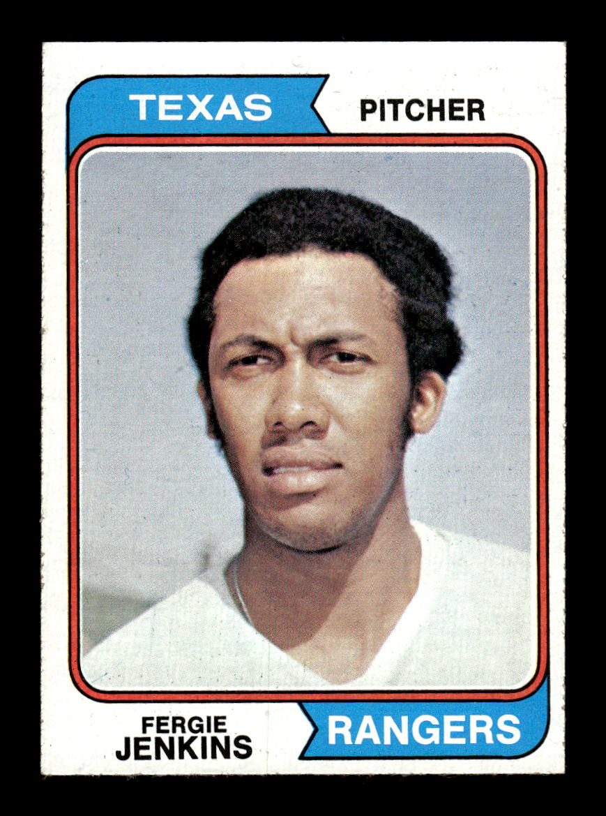 1974 Topps #87 Fergie Jenkins Texas Rangers EX MM26013950