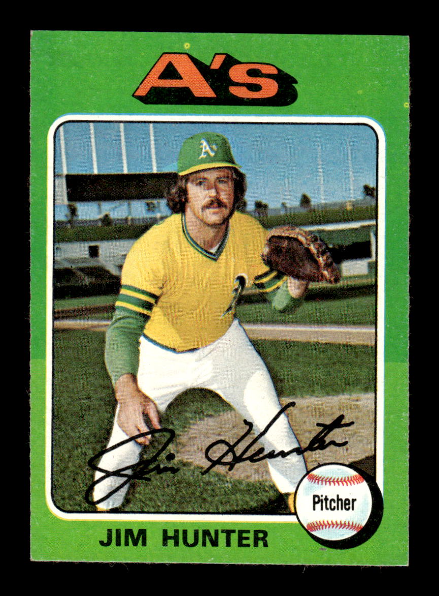 1975 Topps #230 Jim Hunter Oakland Athletics EX MM26013965