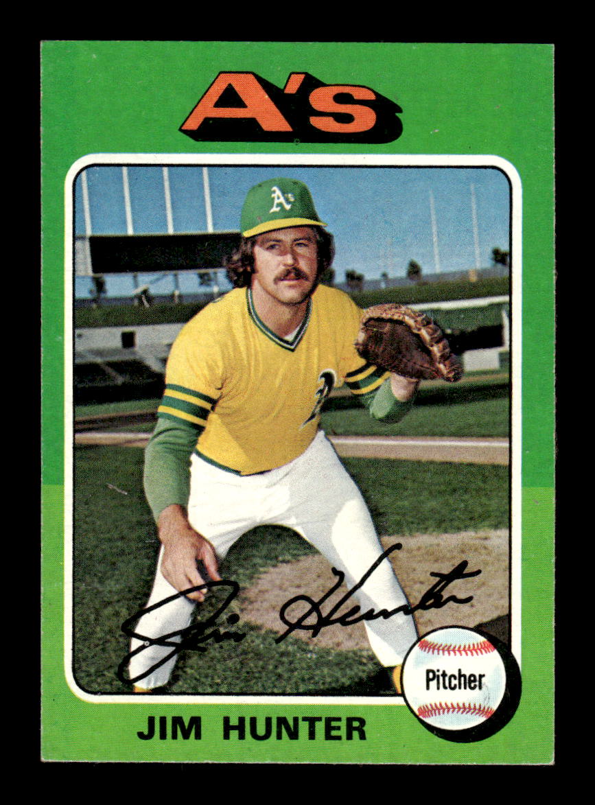 1975 Topps #230 Jim Hunter Oakland Athletics EX MM26013967