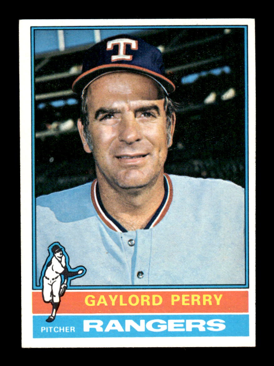1976 Topps #55 Gaylord Perry Texas Rangers EX MM26013971