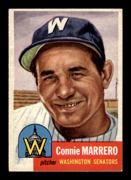 1953 Topps #13 Connie Marrero Washington Senators Poor MM26013974