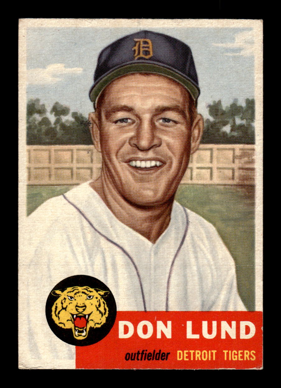1953 Topps #277 Don Lund Detroit Tigers EX MM26013984