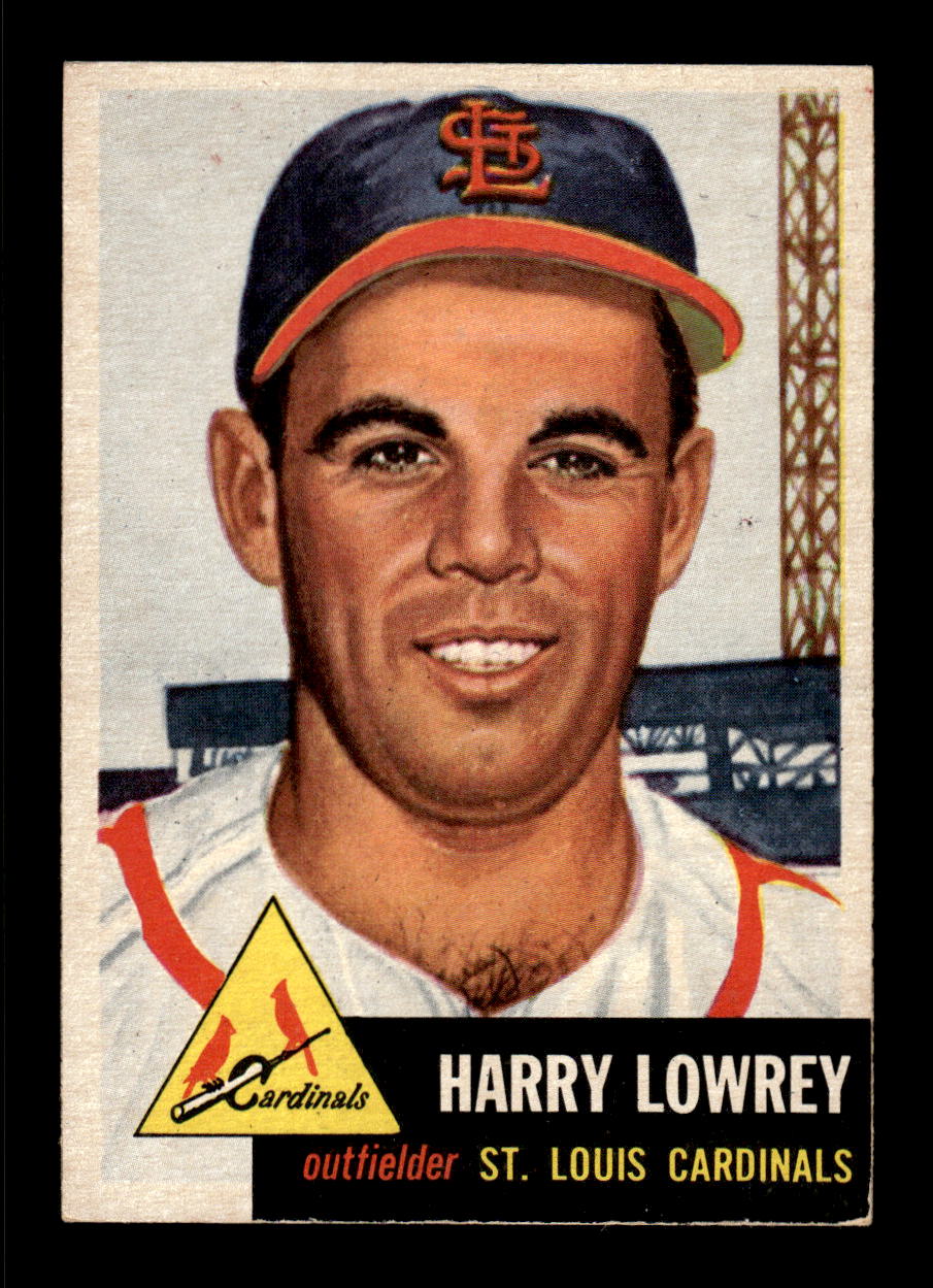 1953 Topps #16 Peanuts Lowrey St. Louis Cardinals VG MM26013985