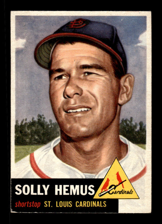 1953 Topps #231 Solly Hemus St. Louis Cardinals VGEX MM26013987