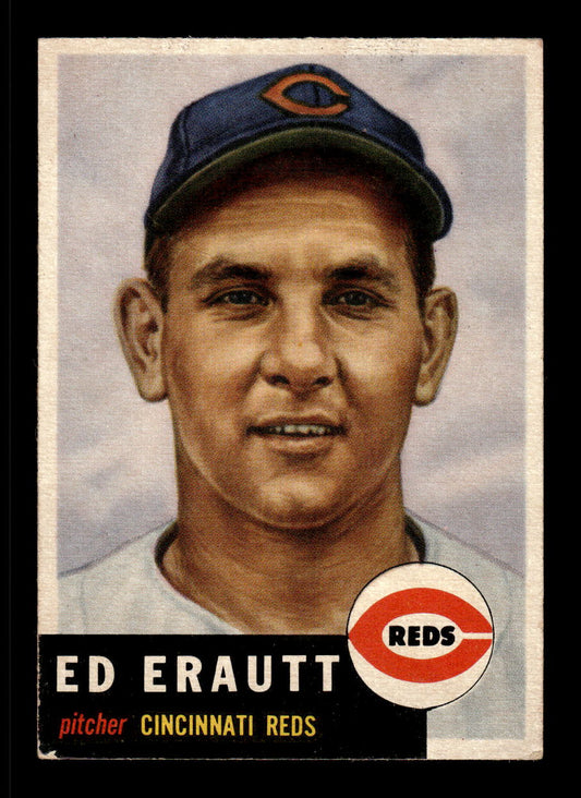 1953 Topps #226 Ed Erautt Cincinnati Reds Poor MM26013989