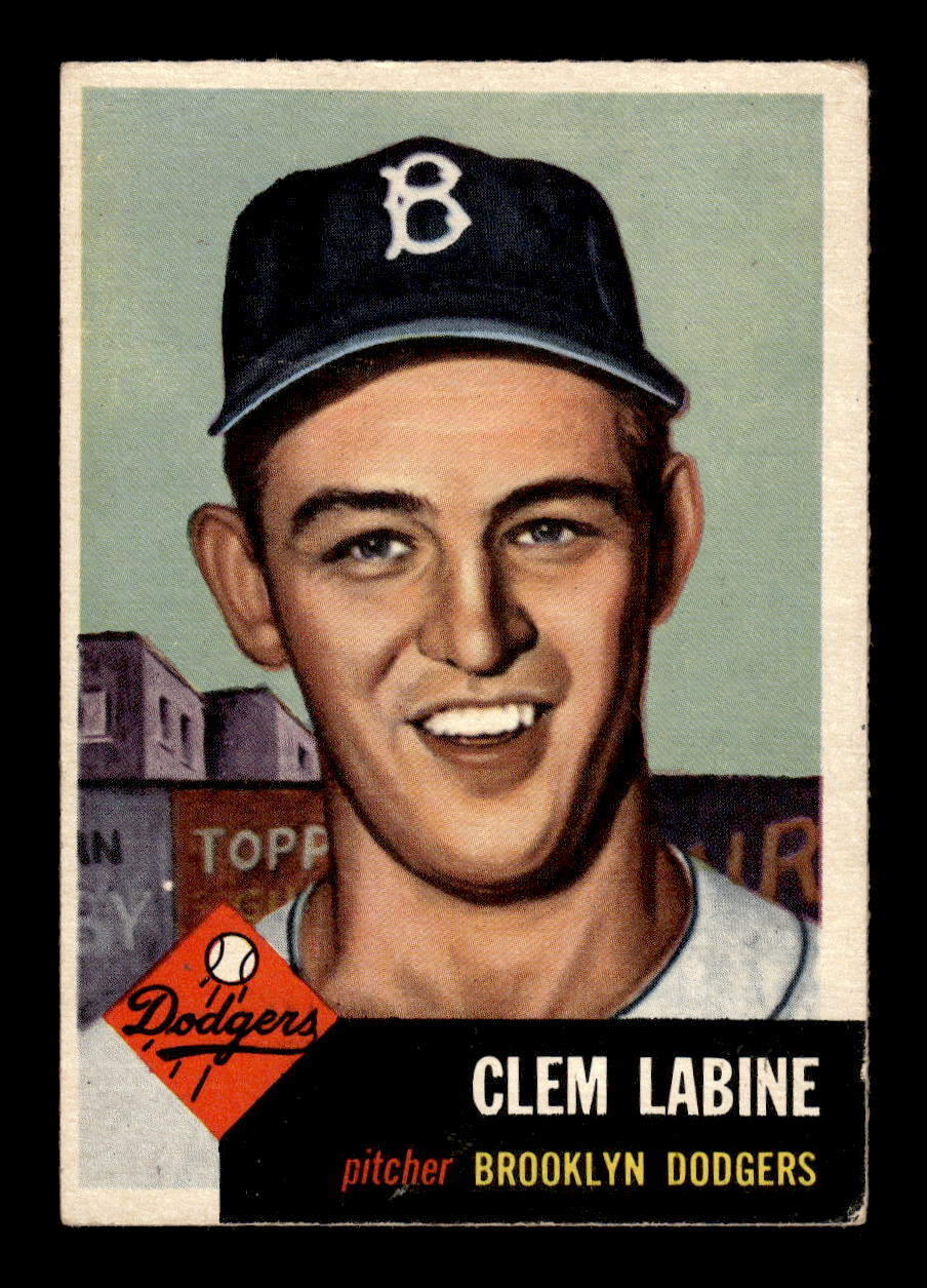 1953 Topps #14 Clem Labine Brooklyn Dodgers G/VG MM26013999