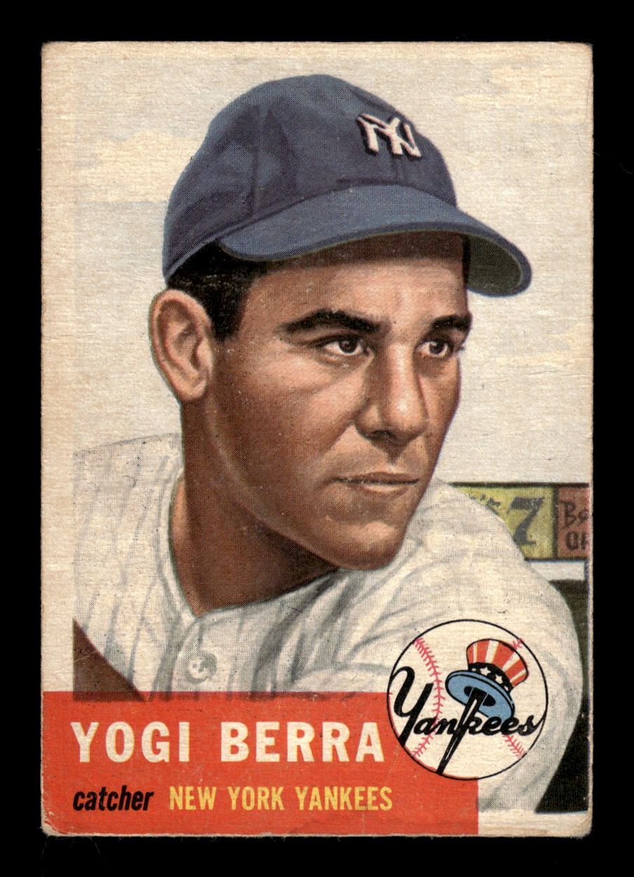1953 Topps #104a Yogi Berra New York Yankees G/VG MM26014007
