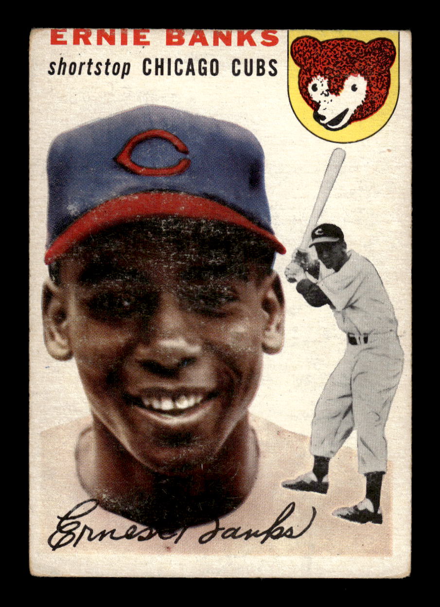 0003 - 1954 Topps #94 Ernie Banks Chicago Cubs G/VG MM26014010
