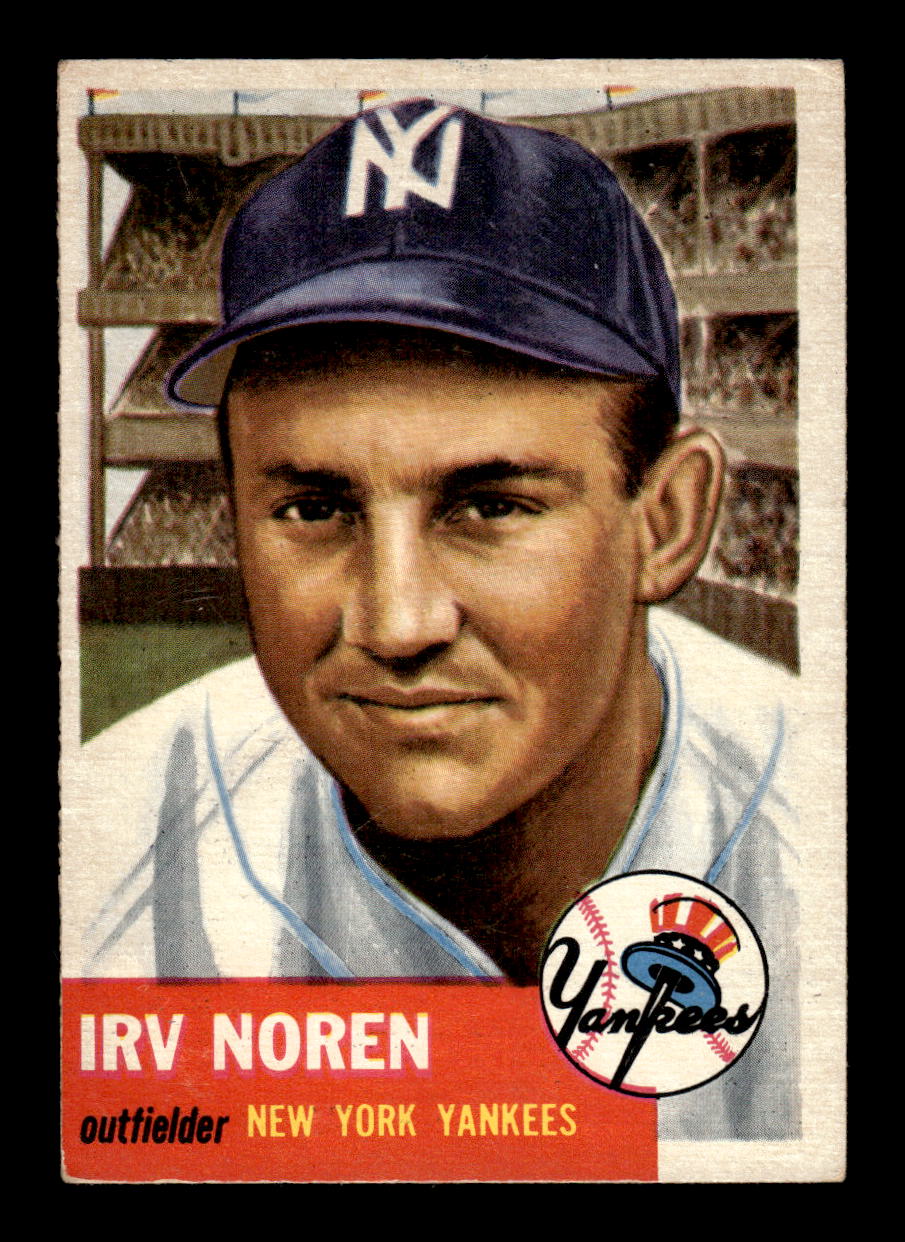 1953 Topps #35 Irv Noren New York Yankees VG MM26014012