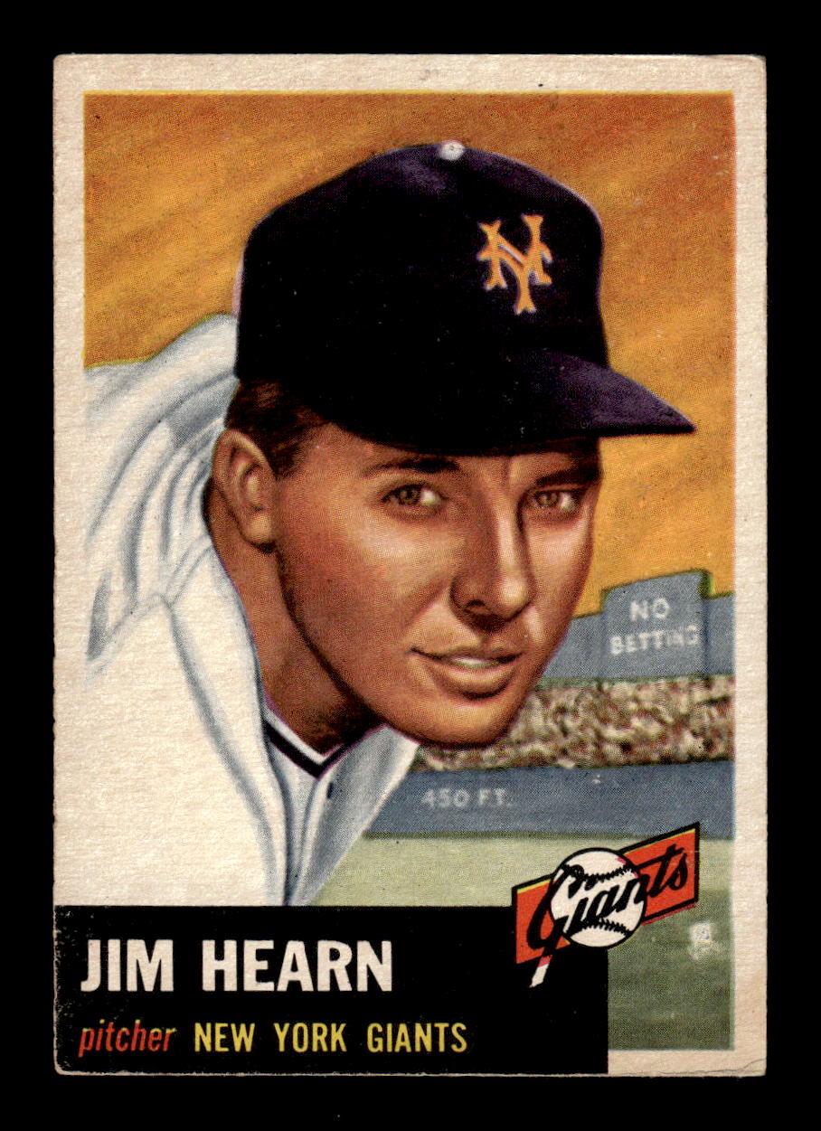 1953 Topps #38 Jim Hearn New York Giants VG MM26014013