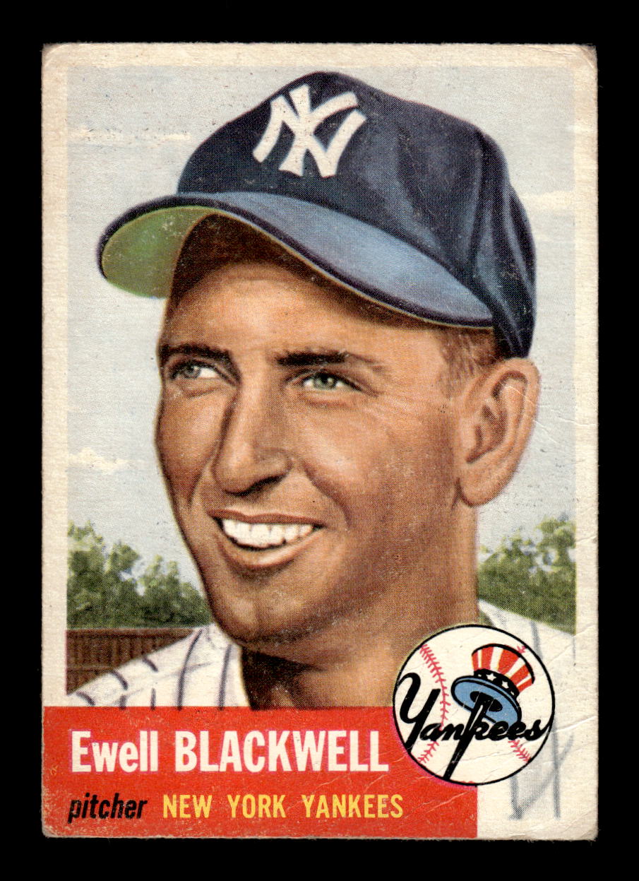 1953 Topps #31 Ewell Blackwell New York Yankees Poor MM26014017