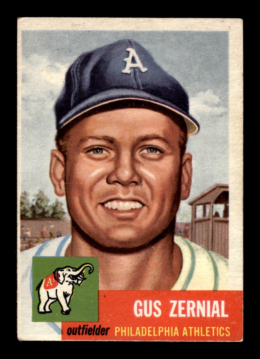 1953 Topps #42 Gus Zernial Philadelphia Athletics VG MM26014018