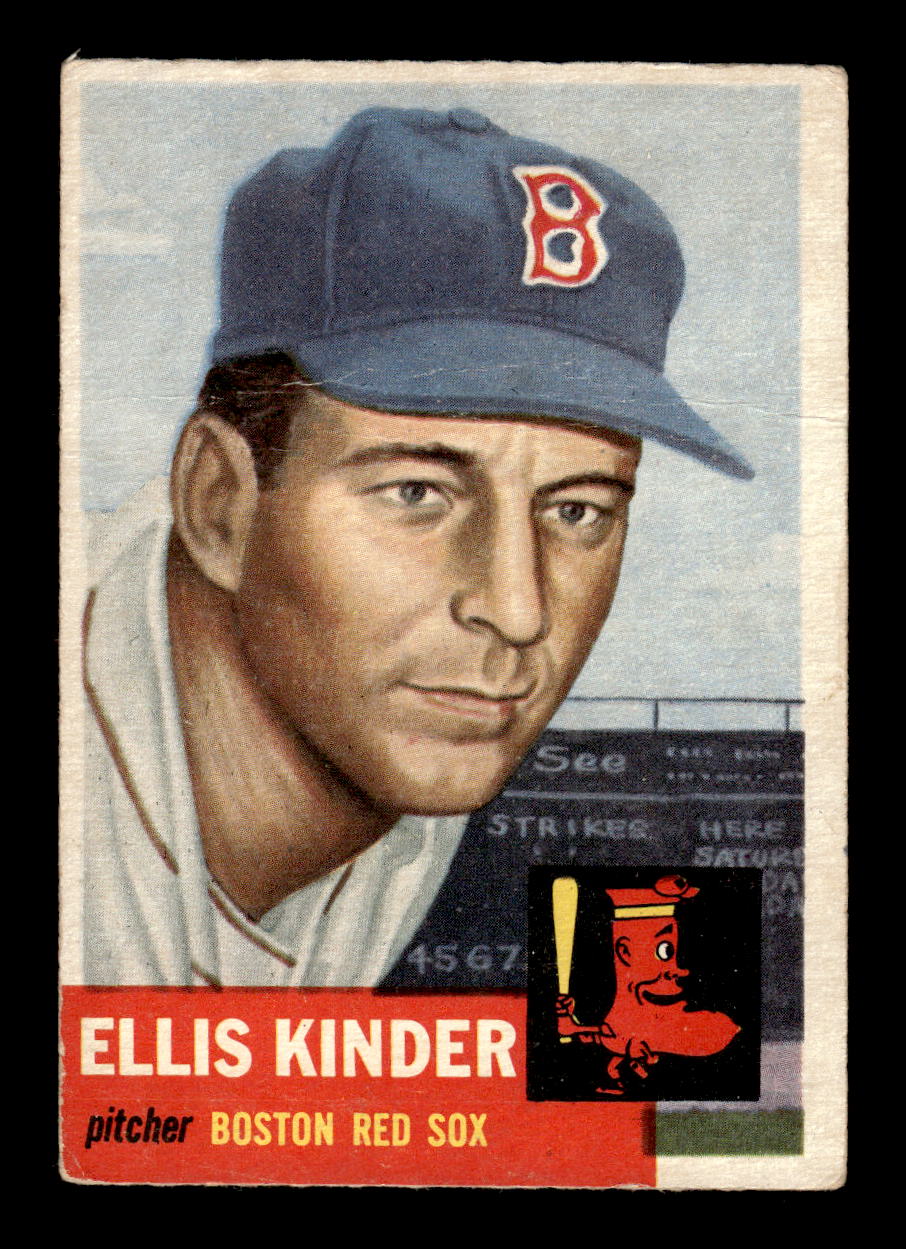 1953 Topps #44a Ellis Kinder Boston Red Sox G/VG MM26014022