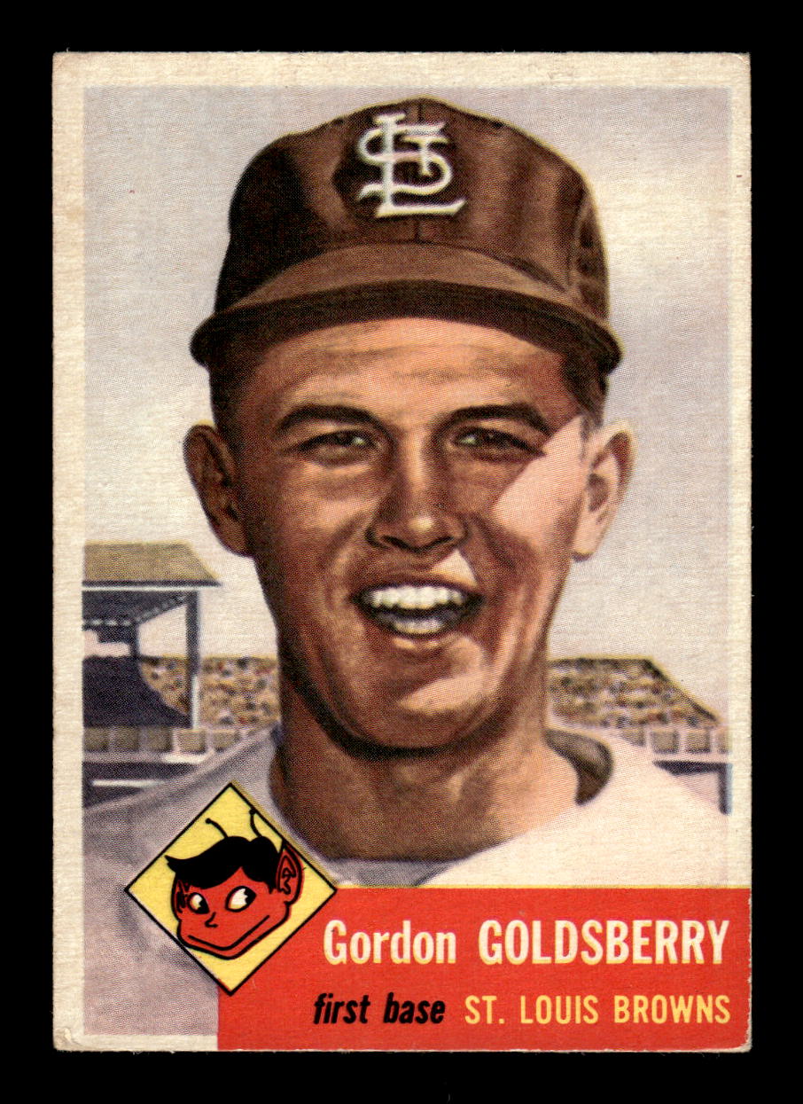 1953 Topps #200 Gordon Goldsberry St. Louis Browns VGEX MM26014028