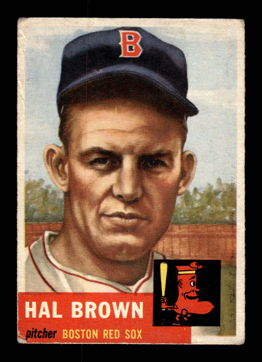 1953 Topps #184 Hal Brown Boston Red Sox FAIR MM26014030