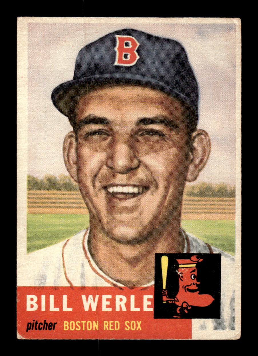 1953 Topps #170 Bill Werle Boston Red Sox VG MM26014032
