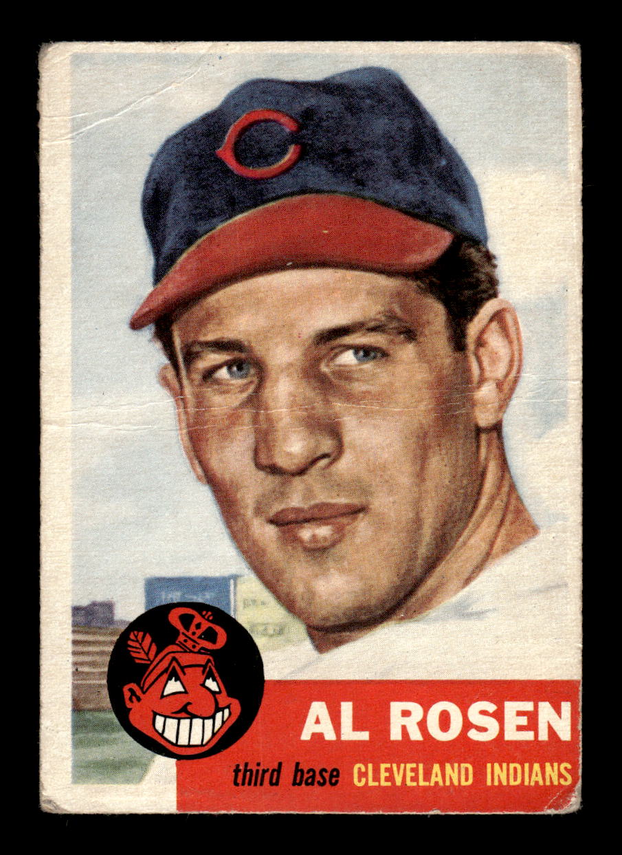 1953 Topps #135a Al Rosen Cleveland Indians Poor MM26014041