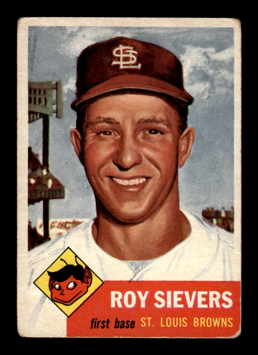 1953 Topps #67 Roy Sievers St. Louis Browns VG MM26014047
