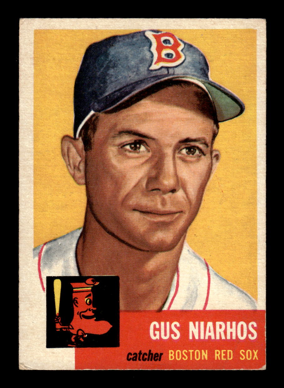 1953 Topps #63 Gus Niarhos Boston Red Sox VG MM26014048