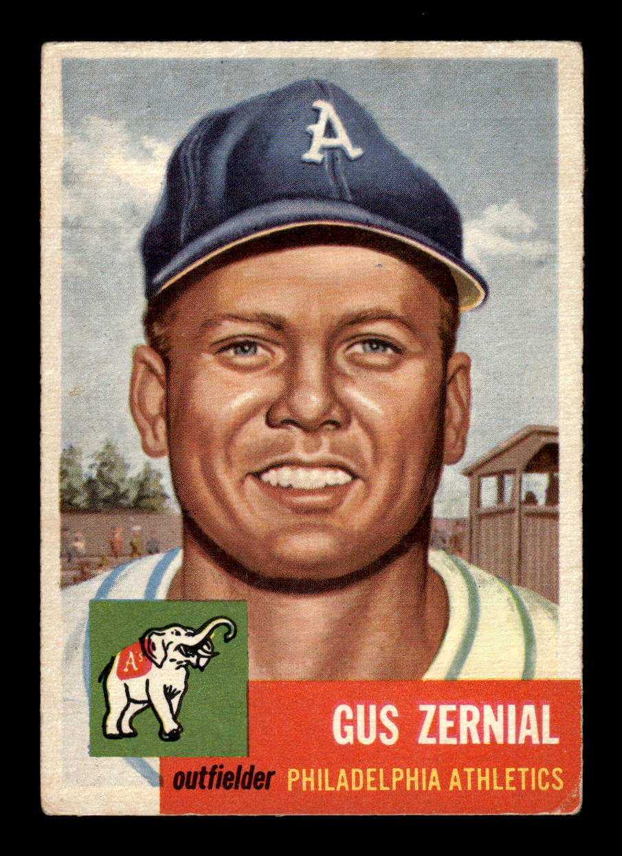 1953 Topps #42 Gus Zernial Philadelphia Athletics VG MM26014049