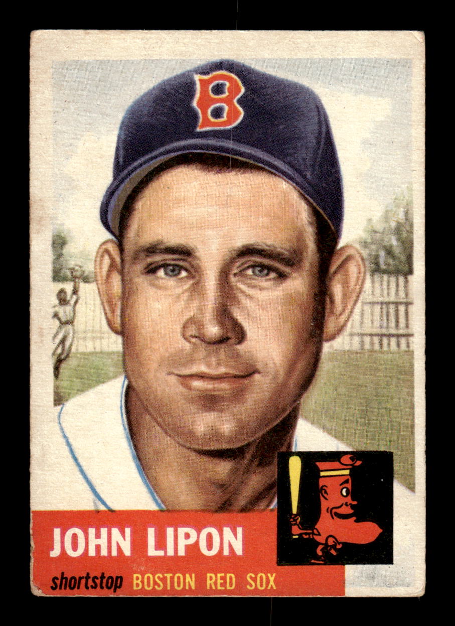 1953 Topps #40 Johnny Lipon Boston Red Sox VG MM26014050