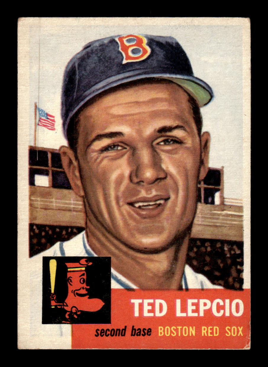 1953 Topps #18 Ted Lepcio Boston Red Sox VG MM26014052