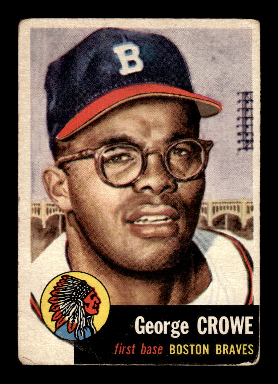 1953 Topps #3 George Crowe Boston Braves FAIR MM26014053