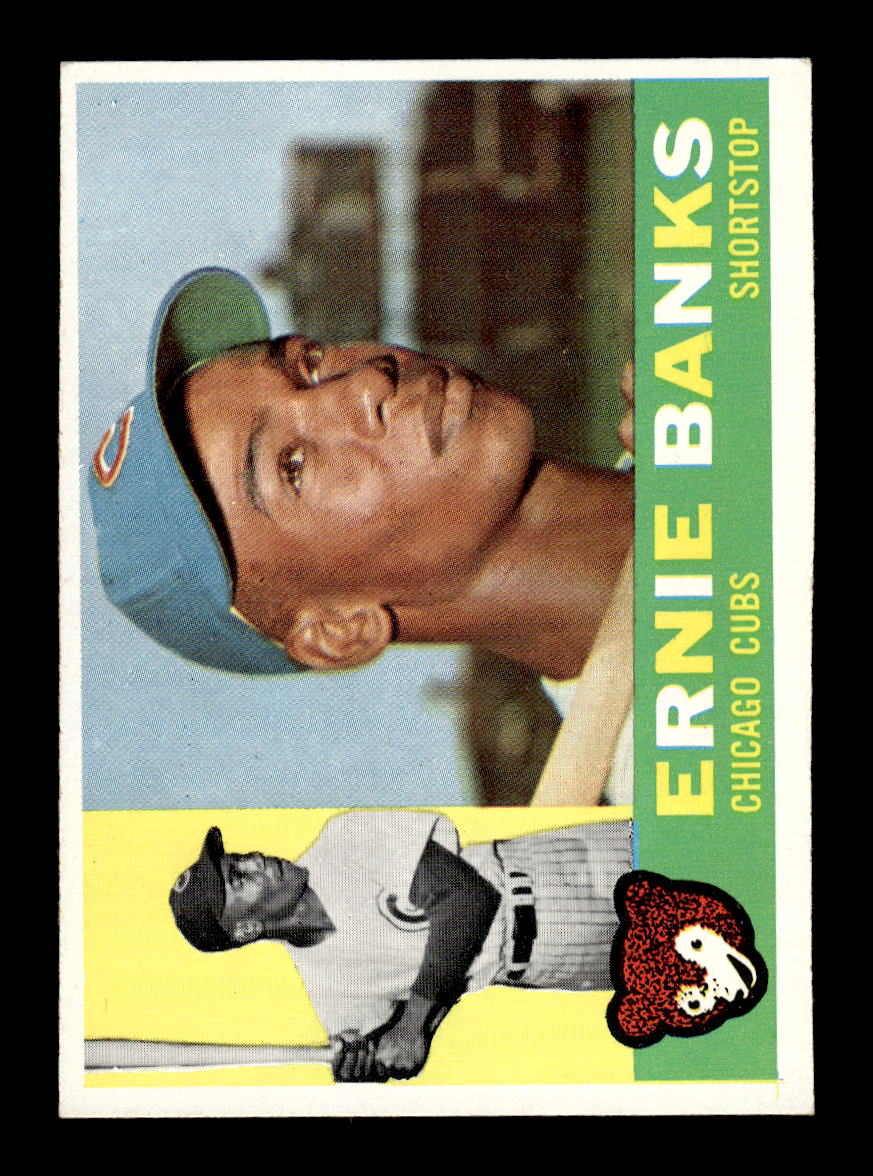 004 - 1960 Topps #10 Ernie Banks Chicago Cubs NMT MM26014059