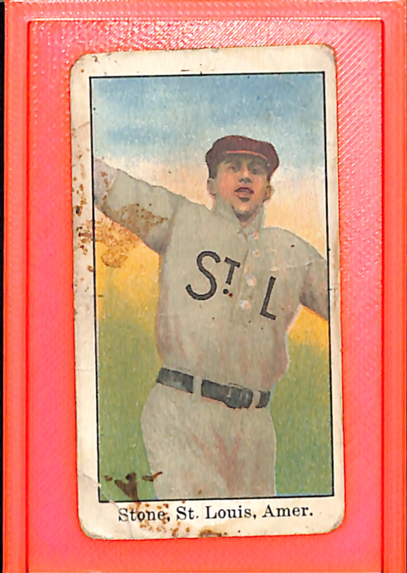 1909-11 American Caramel E90-1 George Stone St. Louis Browns Poor MM26014067