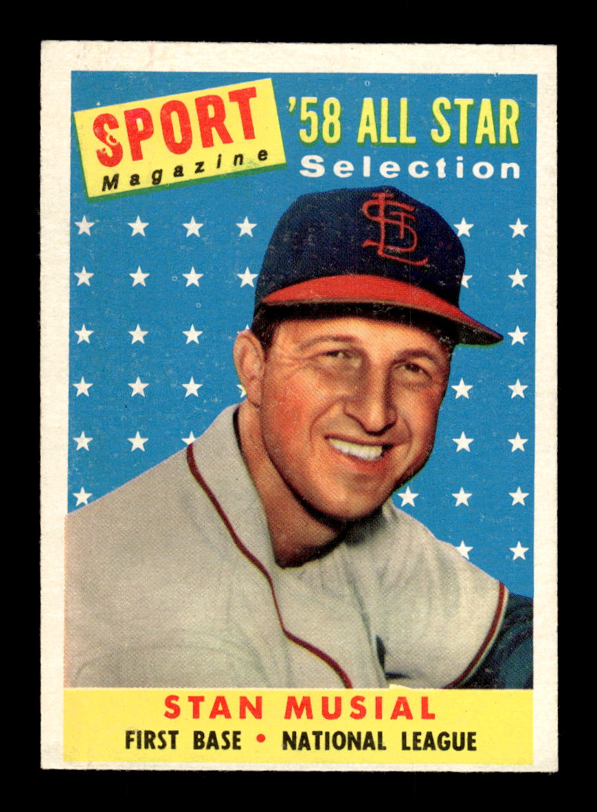 1958 Topps #476 Stan Musial St. Louis Cardinals VG CS26014214