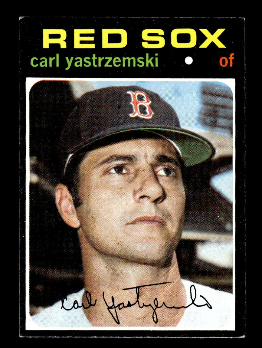 1971 Topps #530 Carl Yastrzemski Boston Red Sox VG CS26014218