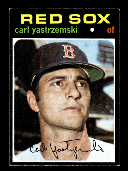 1971 Topps #530 Carl Yastrzemski Boston Red Sox VG CS26014218