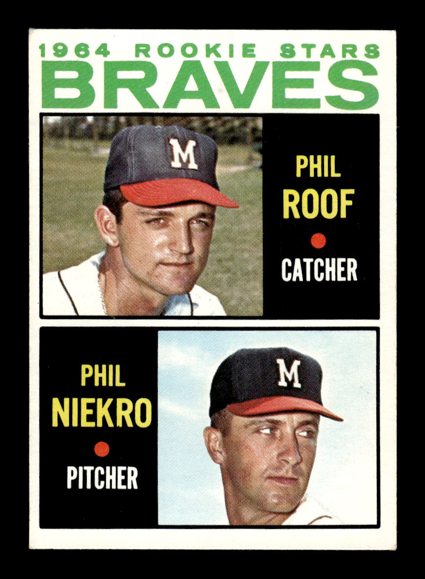 1964 Topps #541 Phil Niekro HI # Milwaukee Braves VGEX CS26014220