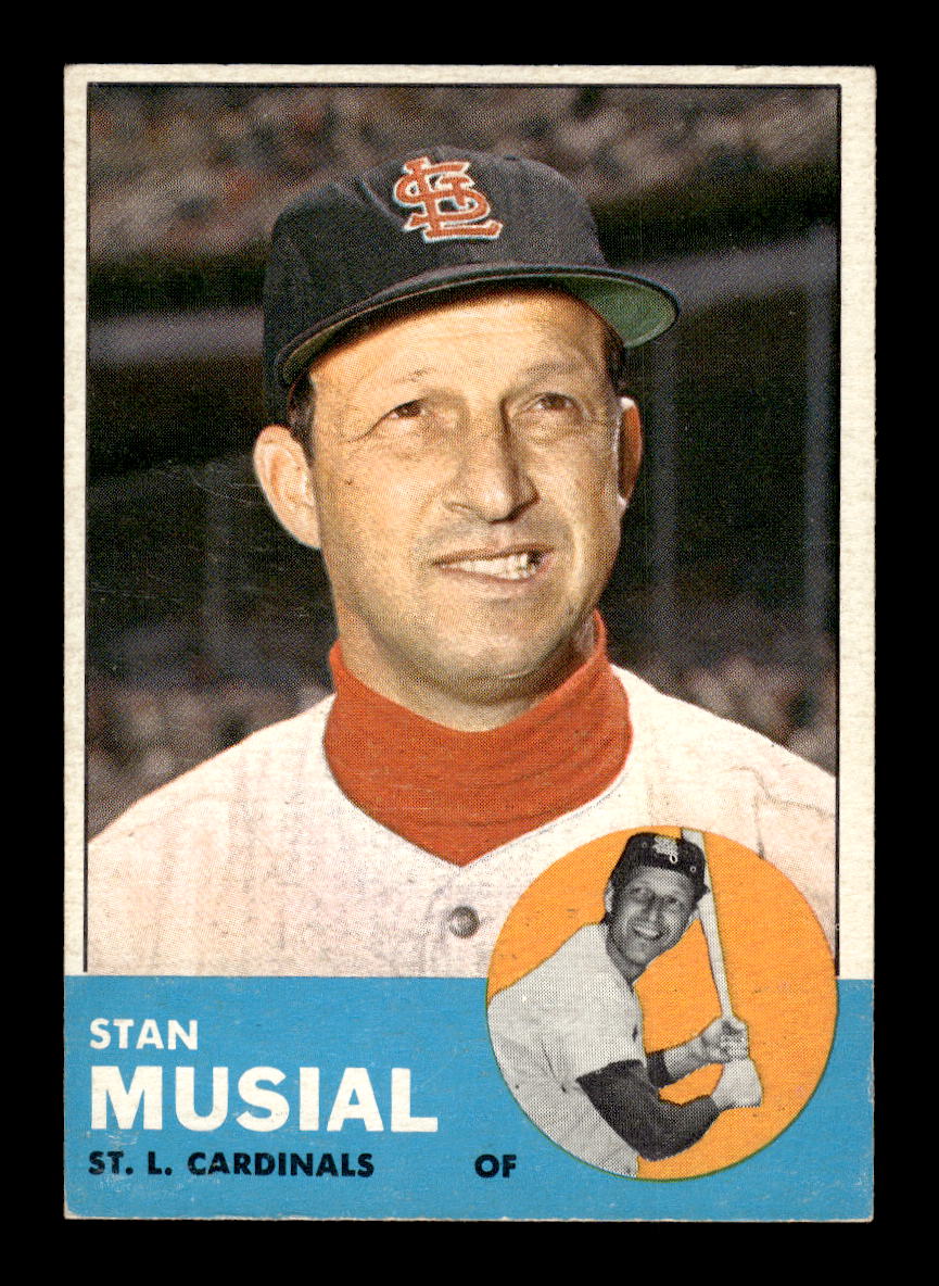 1963 Topps #250 Stan Musial St. Louis Cardinals EX CS26014225