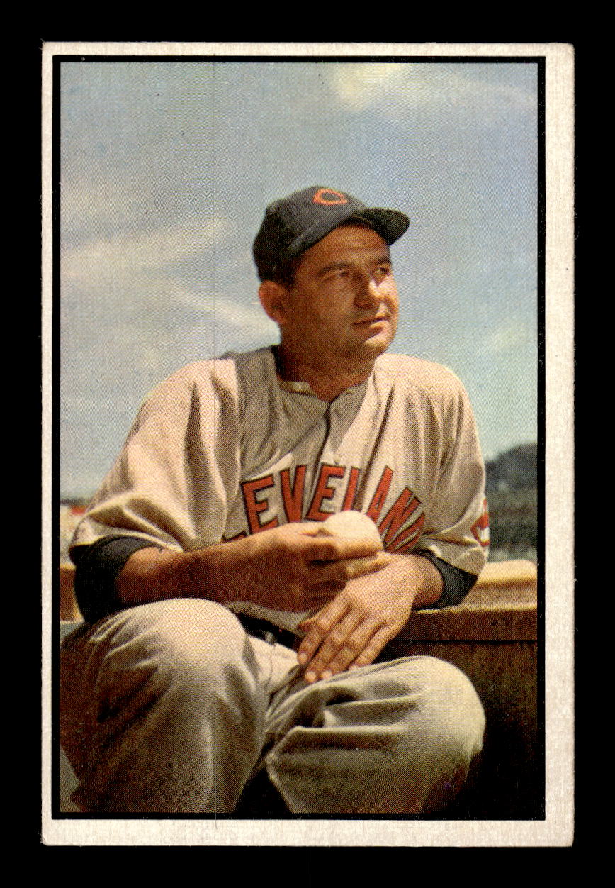 1953 Bowman Color #146 Early Wynn Cleveland Indians VG CS26014234