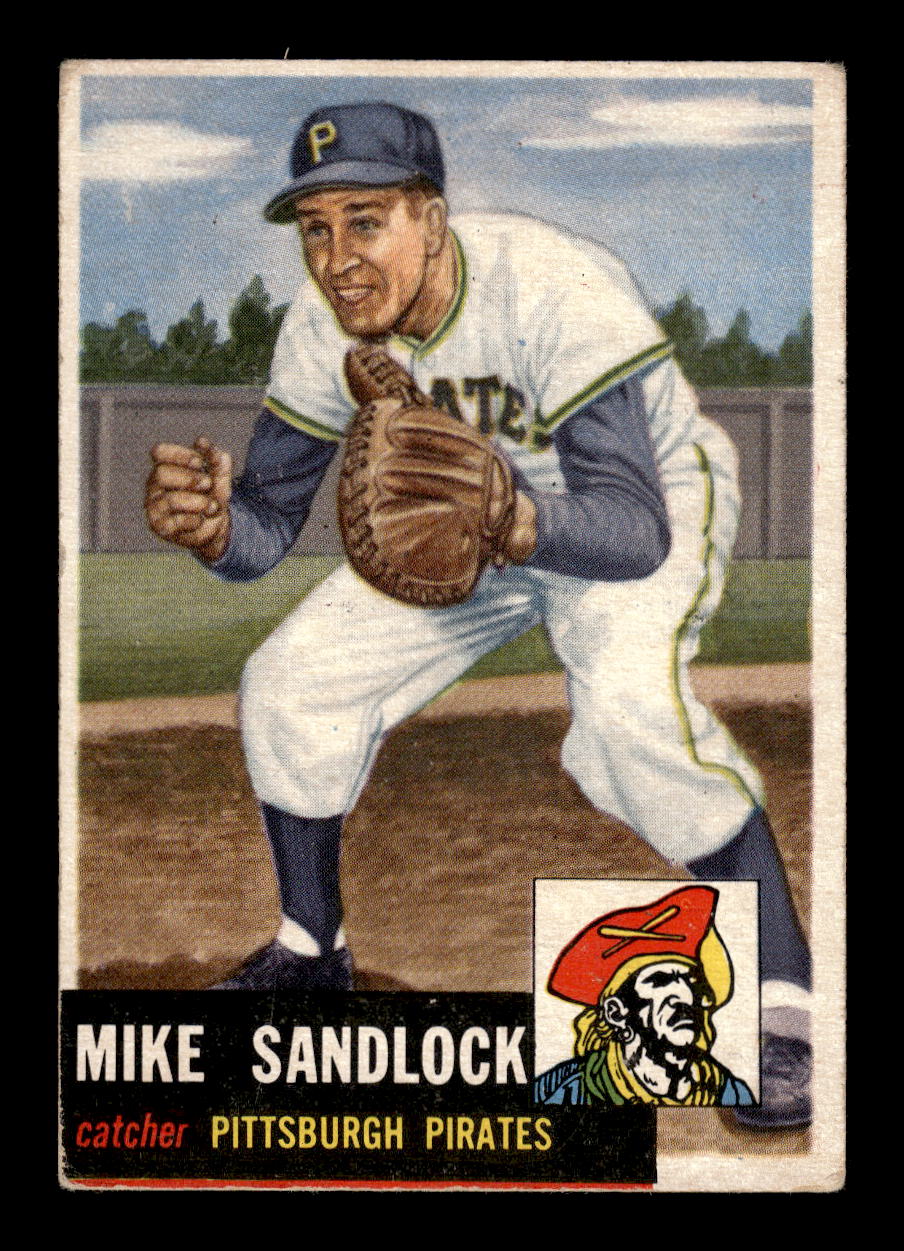 1953 Topps #247 Mike Sandlock Pittsburgh Pirates VG CS26014239