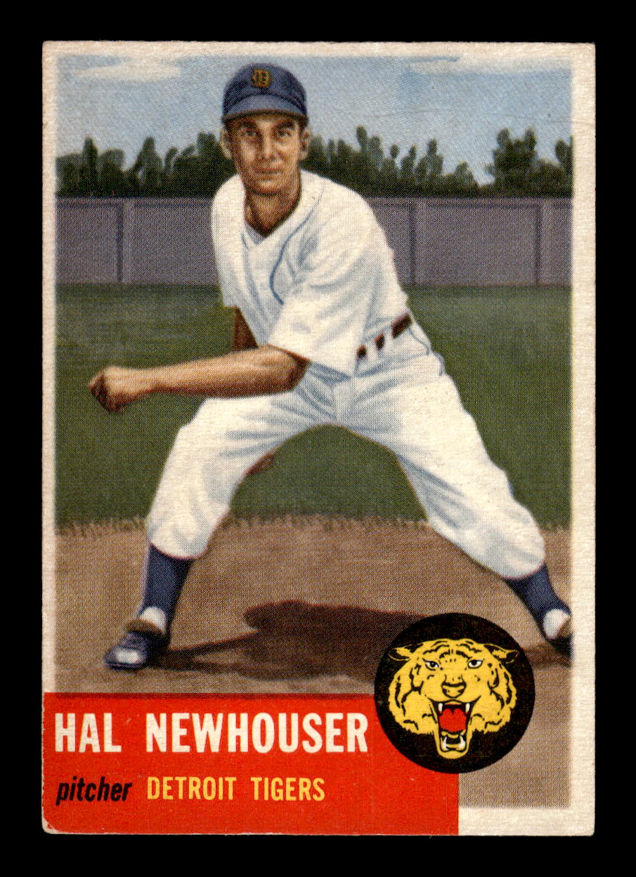 1953 Topps #228 Hal Newhouser Detroit Tigers VG CS26014241