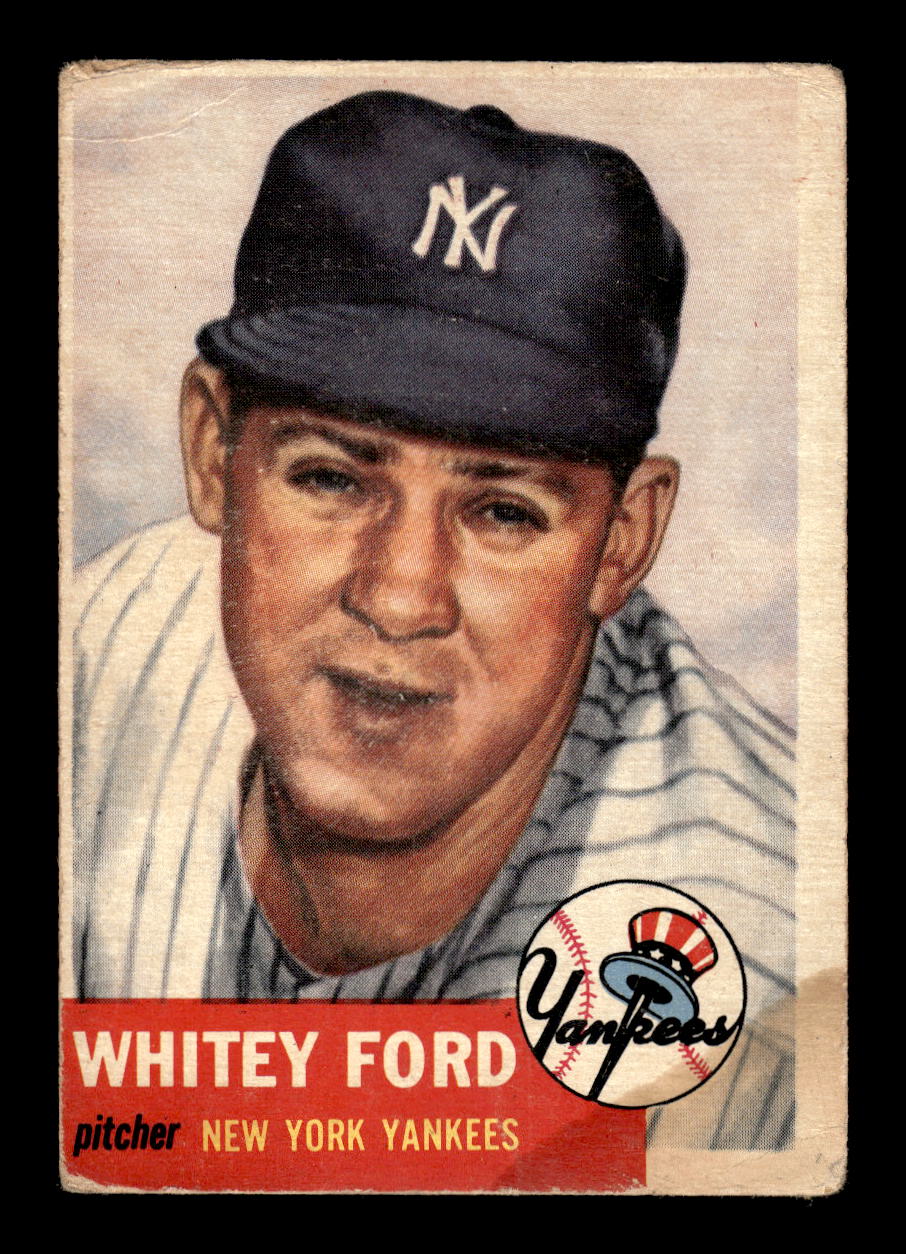 1953 Topps #207 Whitey Ford New York Yankees F/G CS26014243