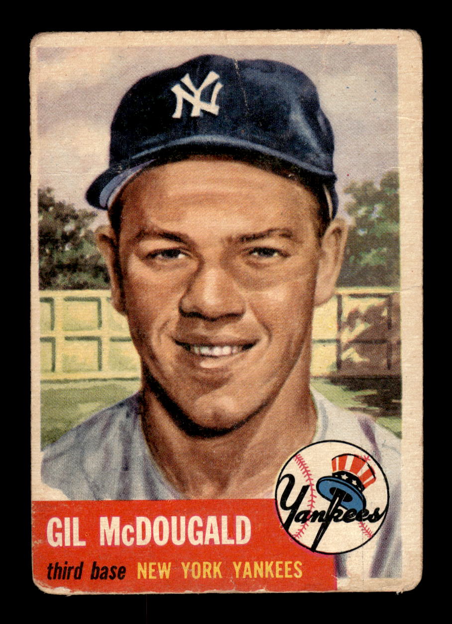 1953 Topps #43 Gil McDougald New York Yankees F/G CS26014244