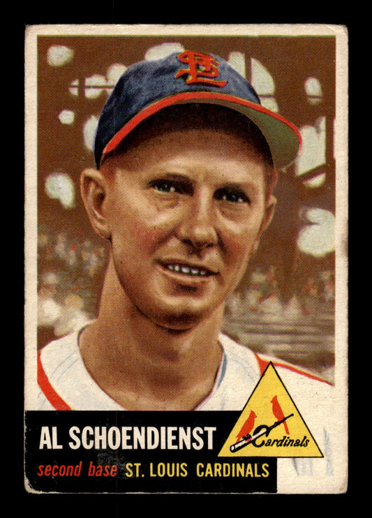 1953 Topps #78 Al Schoendienst St. Louis Cardinals F/G CS26014245