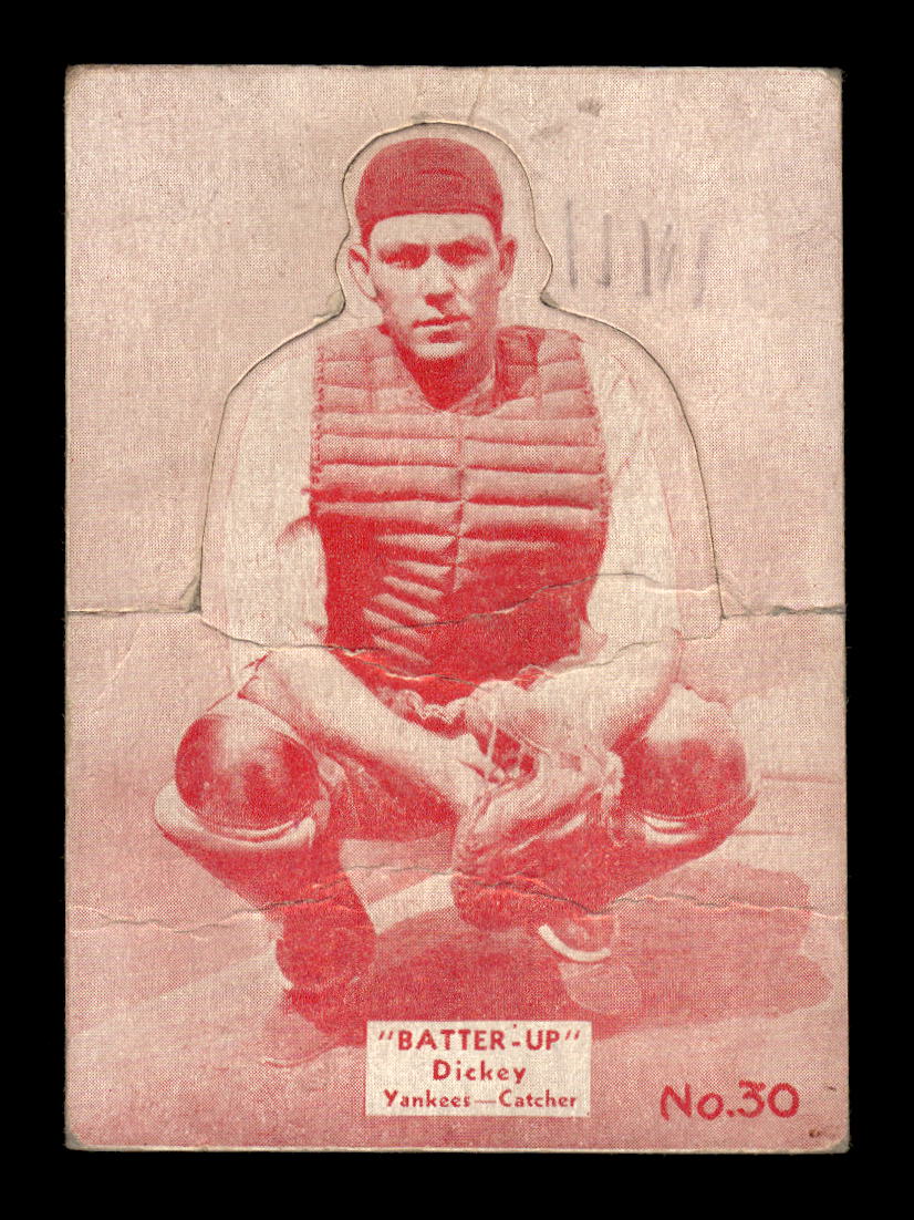 1934-36 Batter-Up (R318) #30c Bill Dickey New York Yankees F/G CS26014247