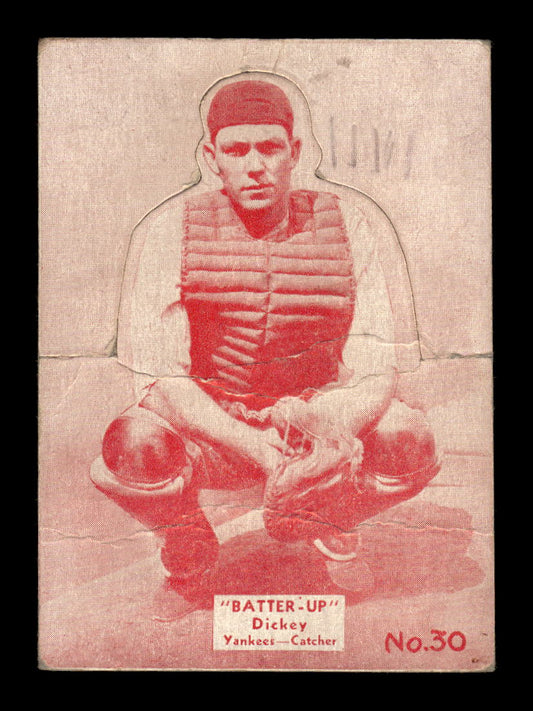 1934-36 Batter-Up (R318) #30c Bill Dickey New York Yankees F/G CS26014247