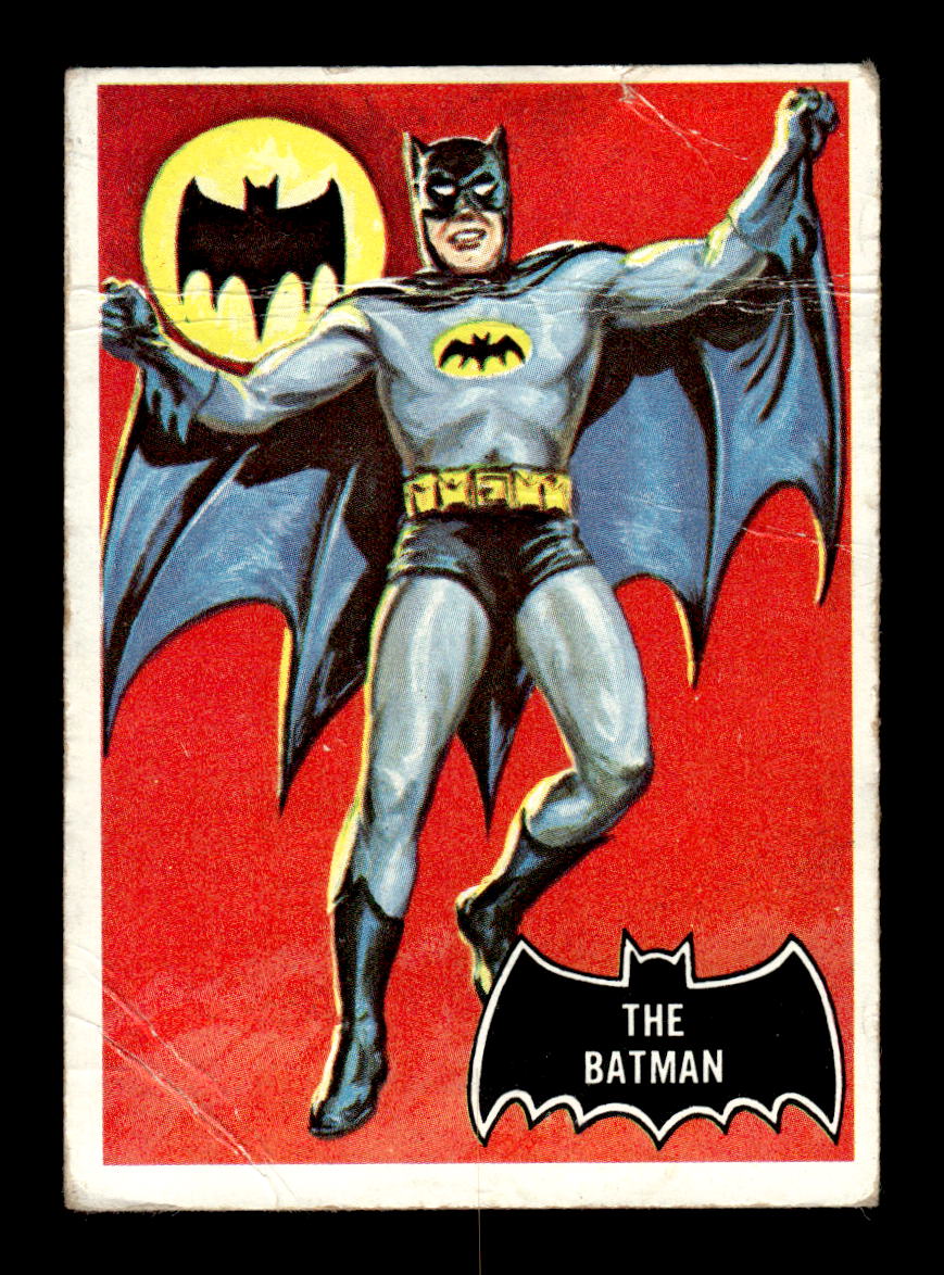 1966 Topps Batman (Black Bat Logo) #1 The Batman F/G CS26014248