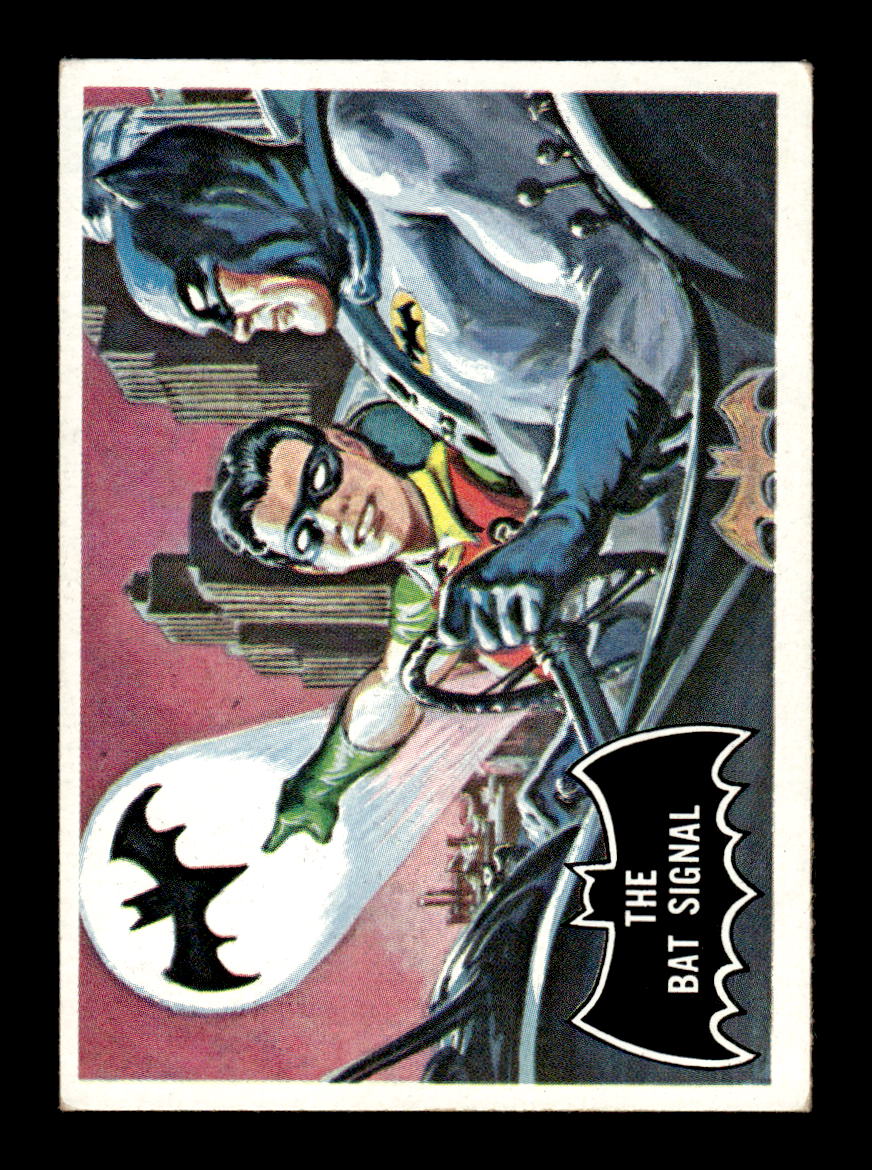 1966 Topps Batman (Black Bat Logo) #3 The Bat Signal VG CS26014252