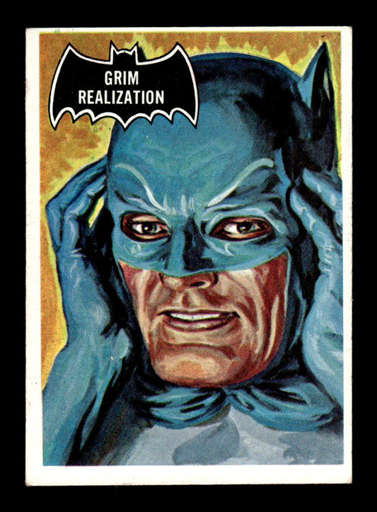 1966 Topps Batman (Black Bat Logo) #7 Grim Realization VG CS26014253