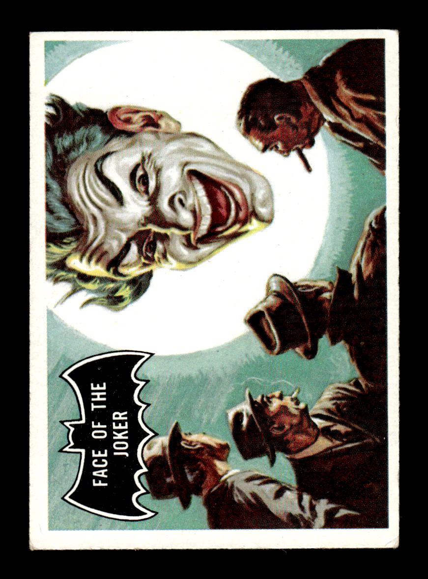 1966 Topps Batman (Black Bat Logo) #9 Face of the Joker VG CS26014255