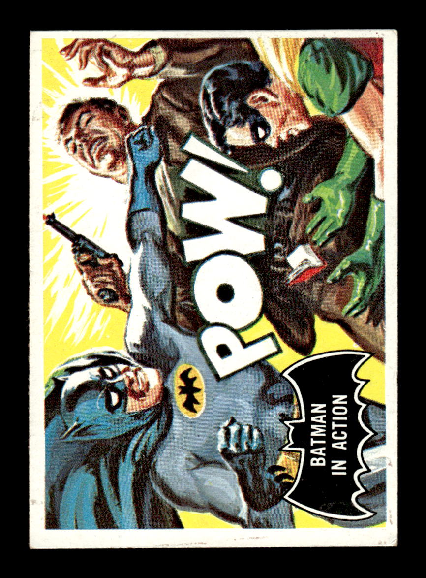 1966 Topps Batman (Black Bat Logo) #15 Batman in Action VG CS26014263