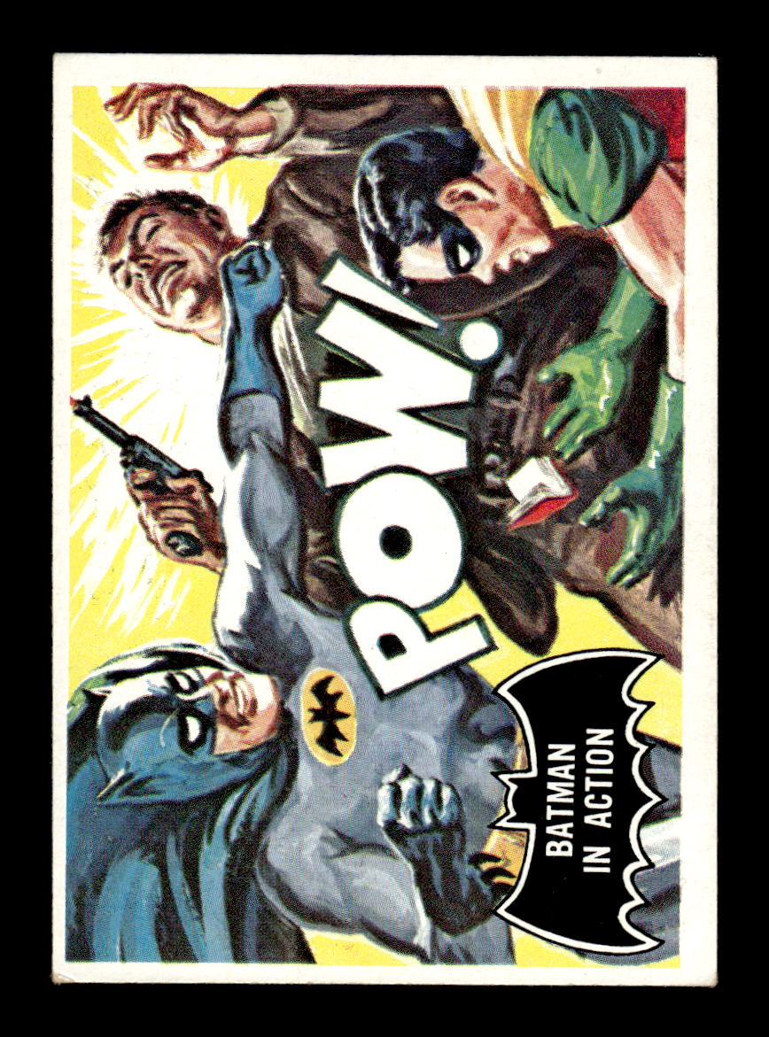 1966 Topps Batman (Black Bat Logo) #15 Batman in Action VG CS26014264