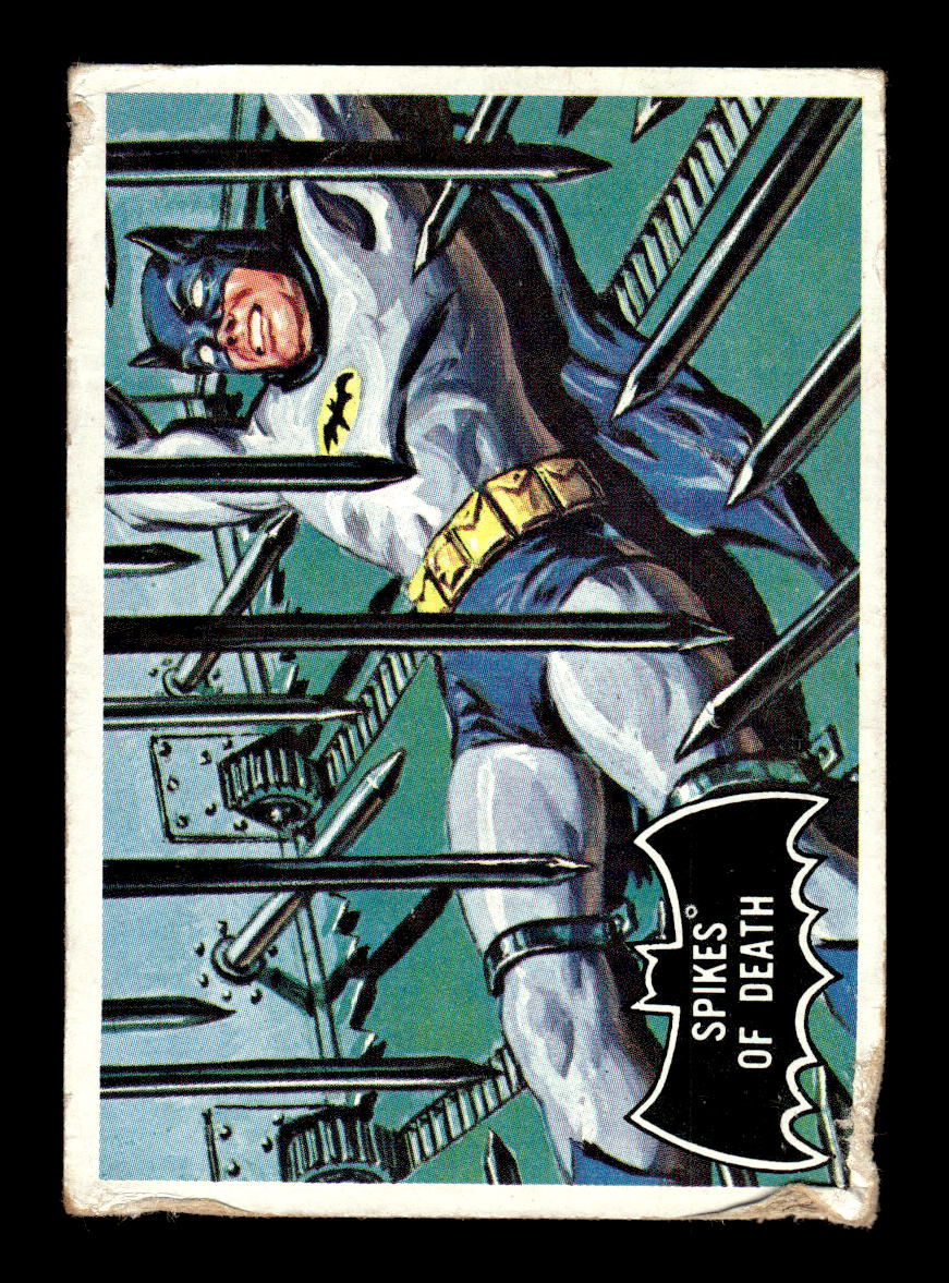 1966 Topps Batman (Black Bat Logo) #17 Spikes of Death Poor CS26014265